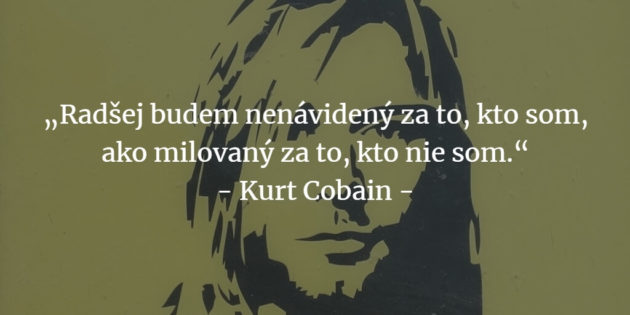 Kurt Cobain citáty a výroky